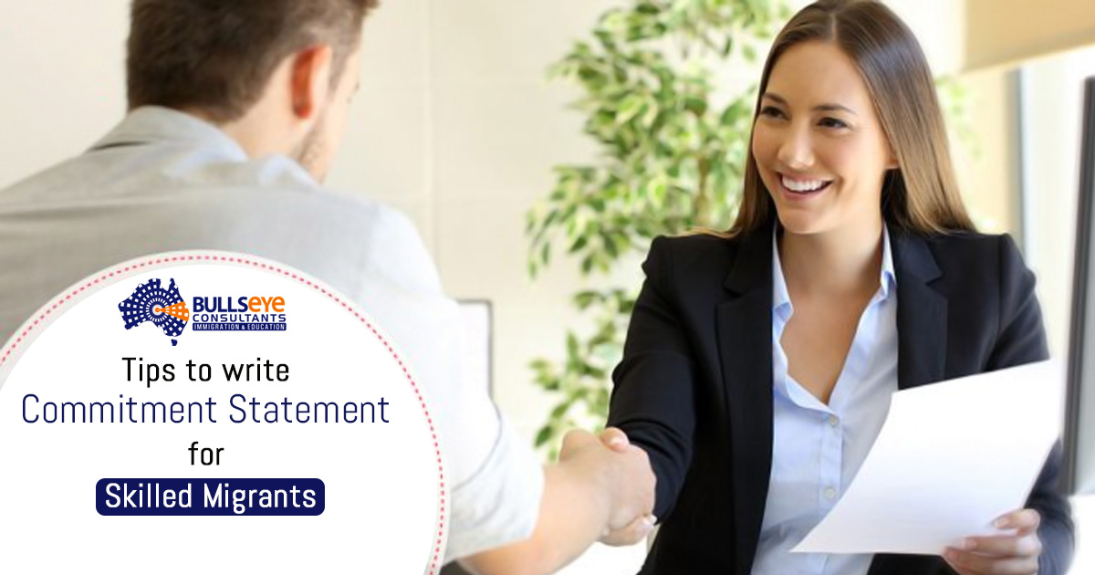 Tips to write commitment statement for skilled migrants